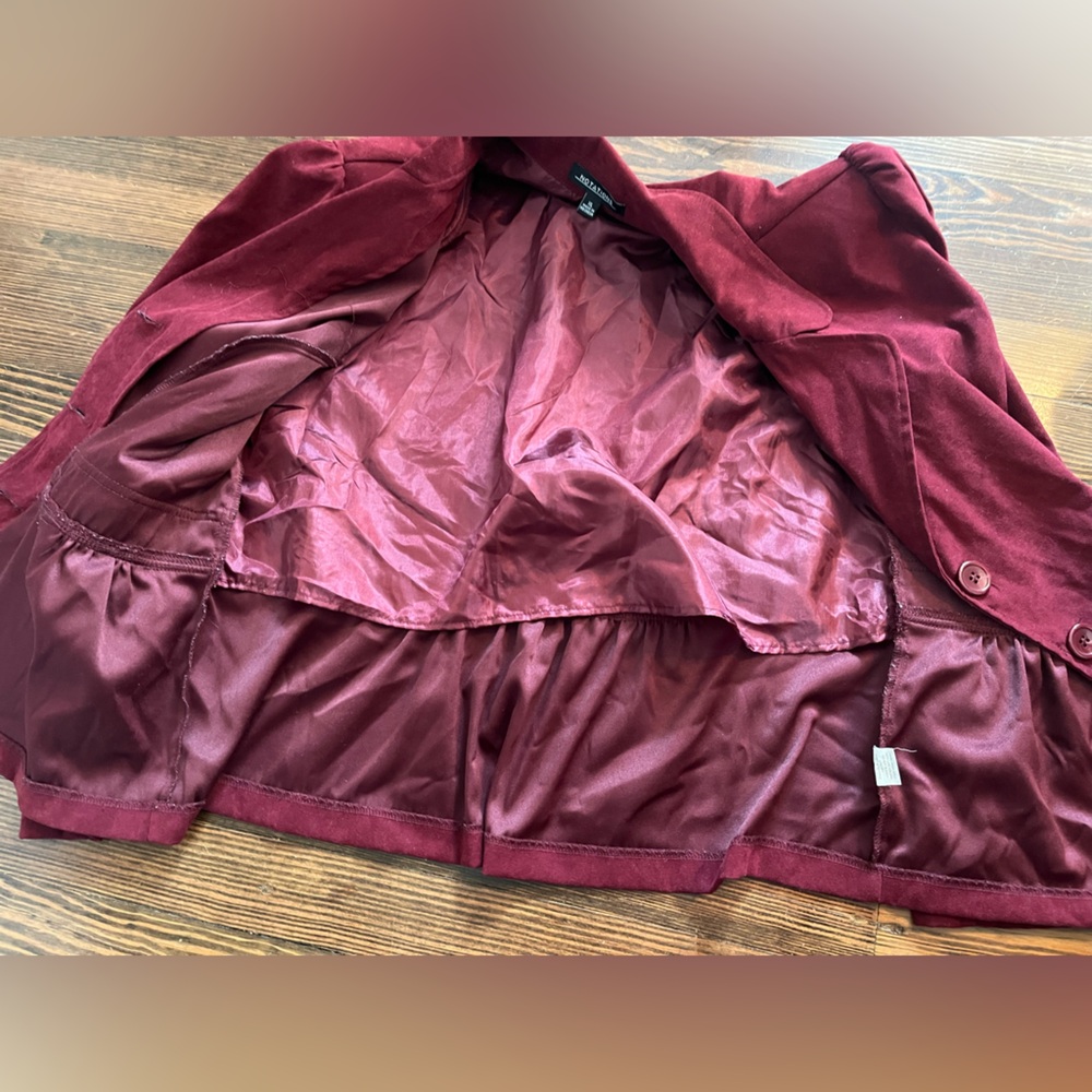 Notations Deep Red Jacket - image 2